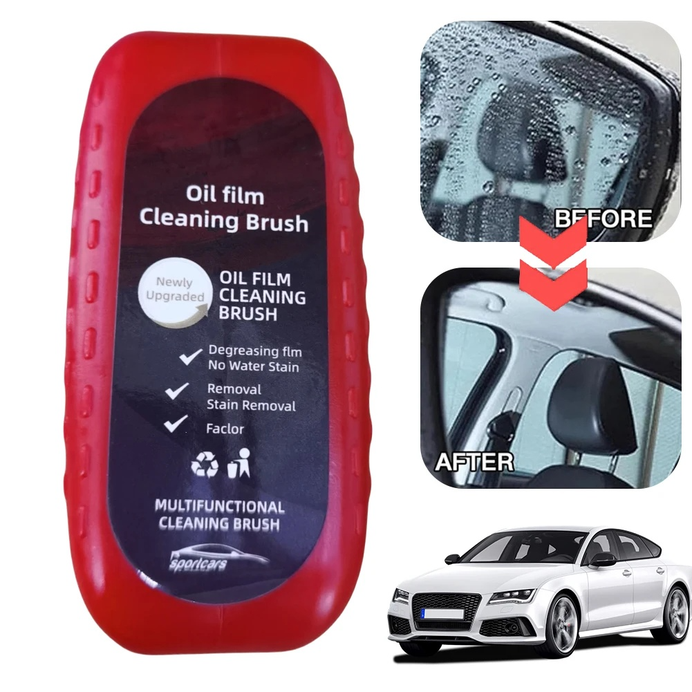 Car Glass Oil Film Cleaning Brush